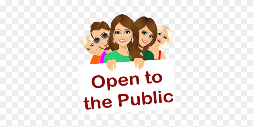 Clipart Open To The Public - Illustration #722580