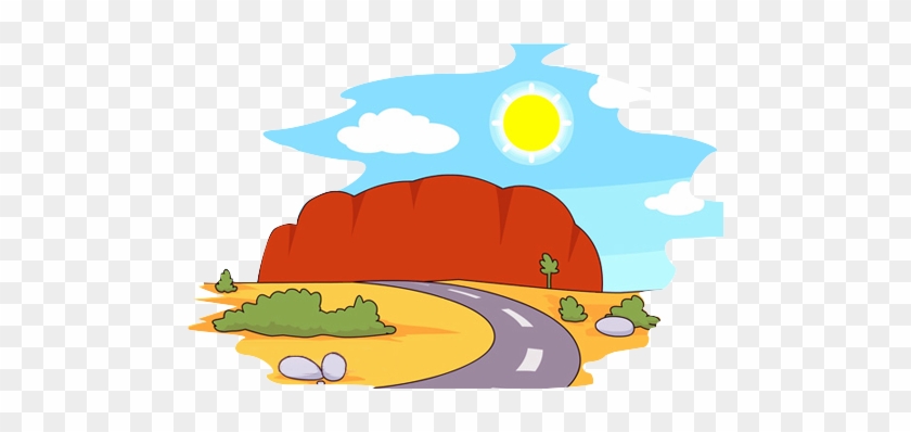 Uluru To Kings Canyon - Clip Art #723230