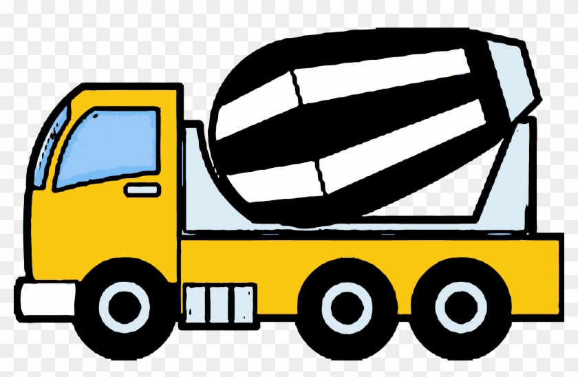 Cement Truck Construction Clipart Png - Construction #723334