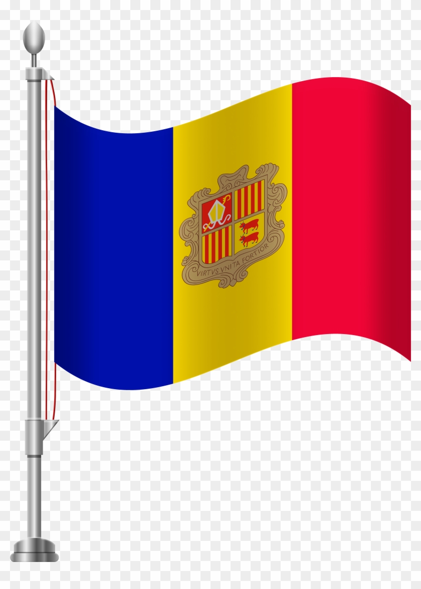 Andorra Flag Png Clip Art - Andorra Flag Png Clip Art #723790