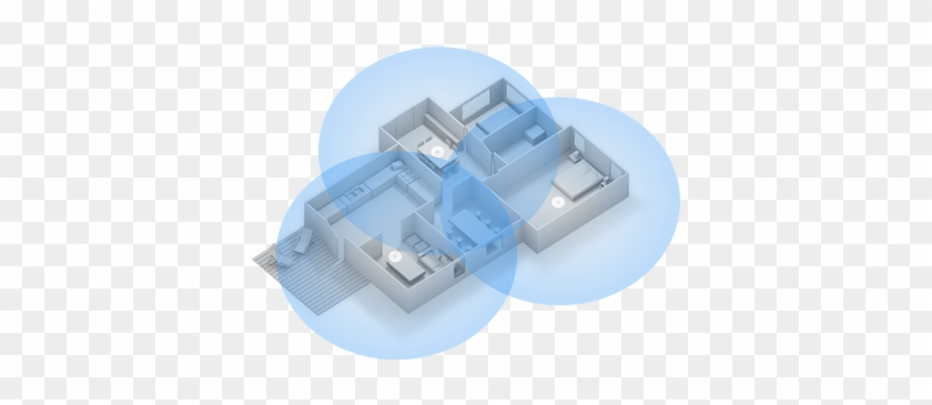Wifi Node Features Two Gigabit Ethernet Ports That - Mesh Wifi Network House #723984