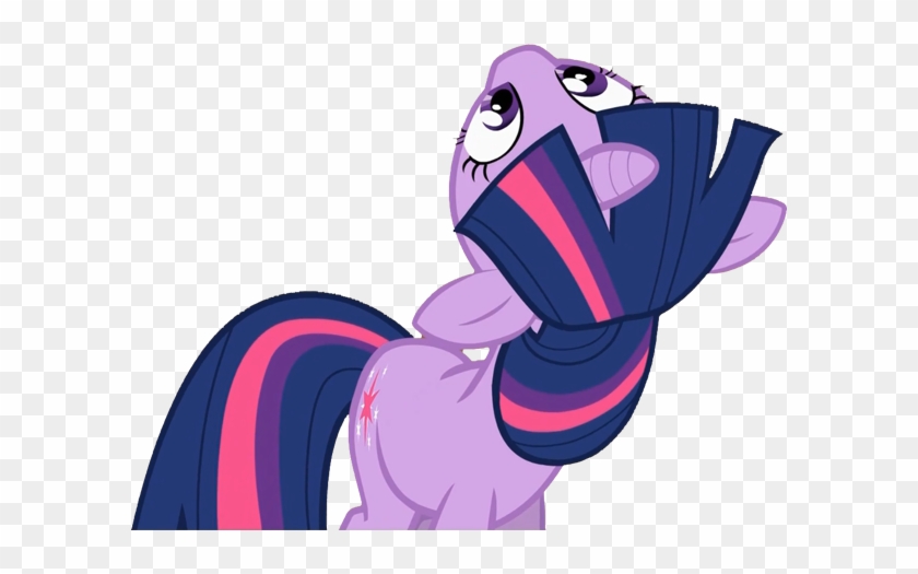 Curiosity, Looking Up, Neck, Safe, Simple Background, - Twilight Sparkle That's Not Friendship #724327
