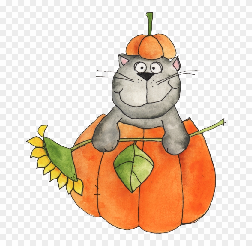 Cat Clipartfall - Clip Art #724392