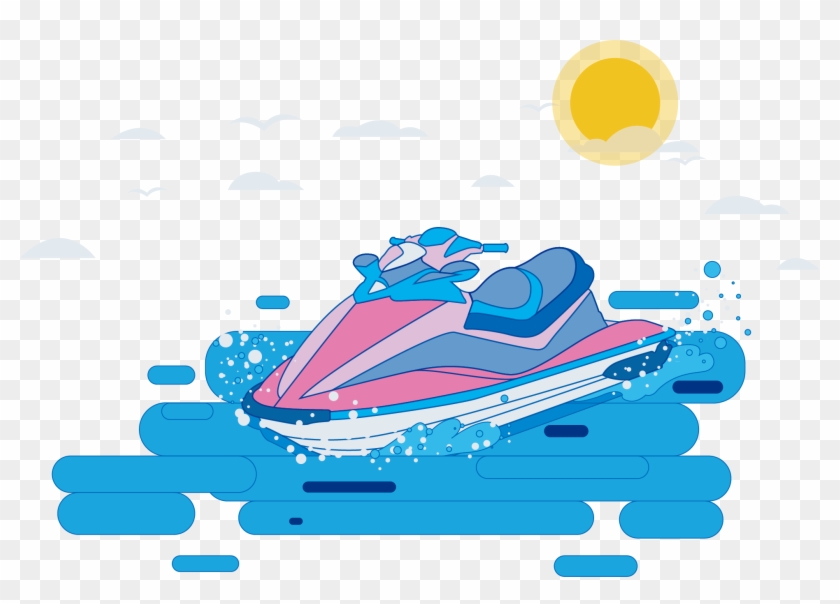 Clip Art - Vector Yacht - Clip Art - Vector Yacht #724467