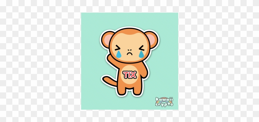 Blocktix Monkey - Sad - Learn Crypto - Kawaii Crypto- - Cryptocurrency #724832