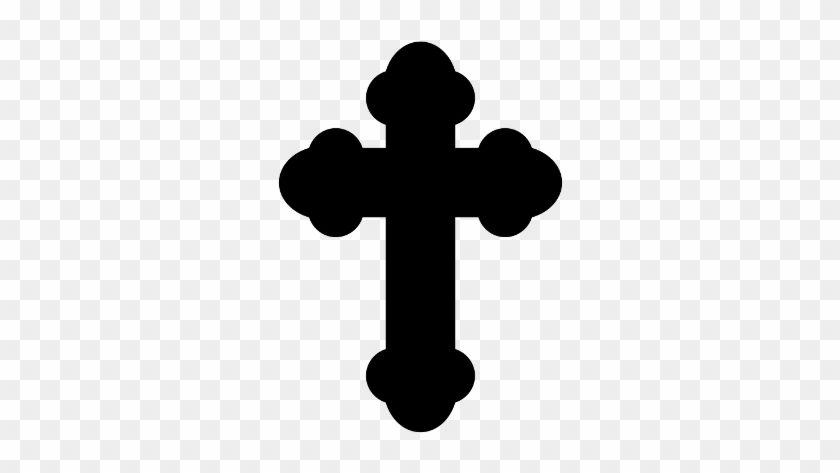 Budded Cross - Cross Vector #725063