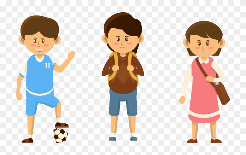 Vector Cartoon Student - Vector Graphics #725382