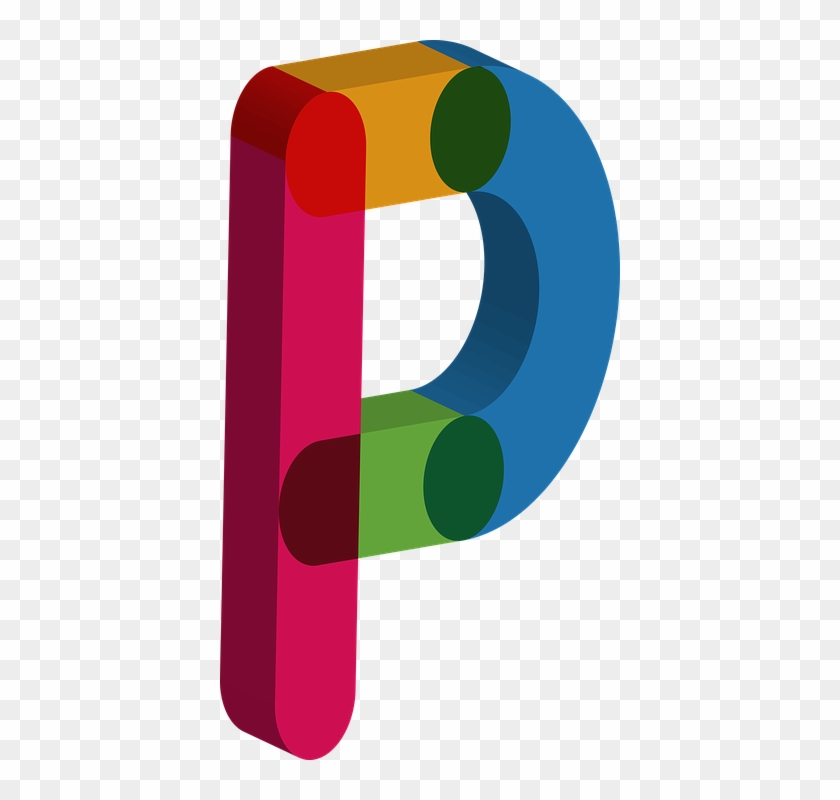 Animated Alphabets 24, Buy Clip Art - P Alphabet3d #725413