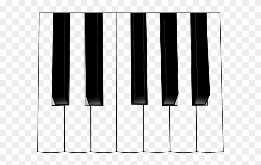Computer Keyboard Clipart, Vector Clip Art Online, - Music Keyboard Vector Png #129746