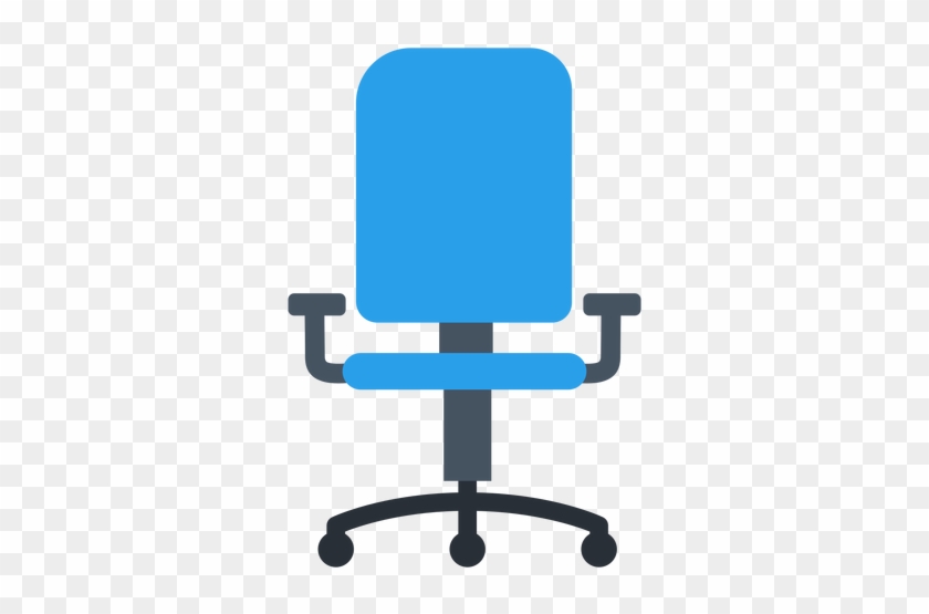 Blue Office Chair Clipart - Office Chair Icon Png #129853