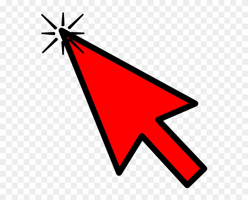 Mouse Red Click Clip Art At Clker - Click Icon Red Png #130002