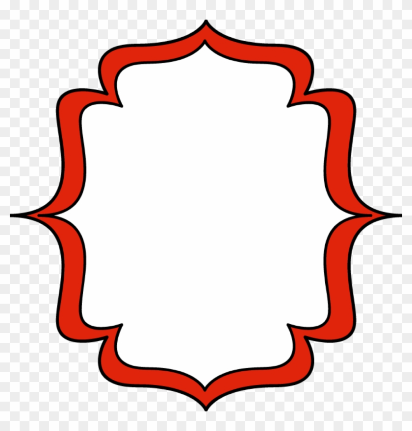 Free Digital Frames Clip Art - Red Frame Clipart Png #130719
