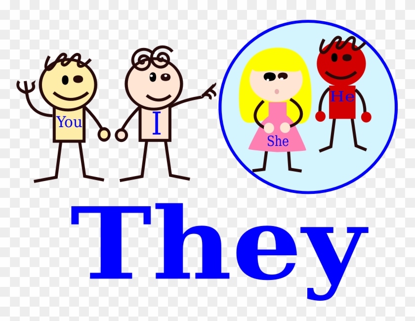 Pronoun Clip Art Image - You Pronoun #130971