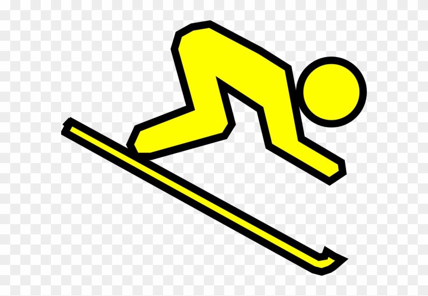 Skier Clip Art - Cartoon Skier #131125