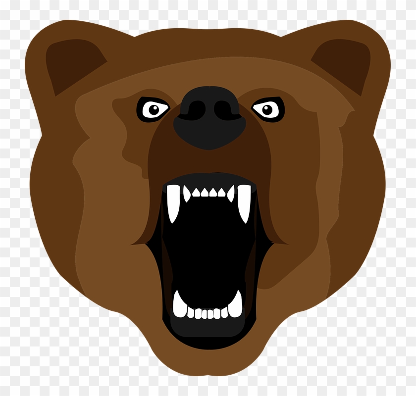 Bear, Brown, Set, Paw, Isolated, Icon - Bear #131314