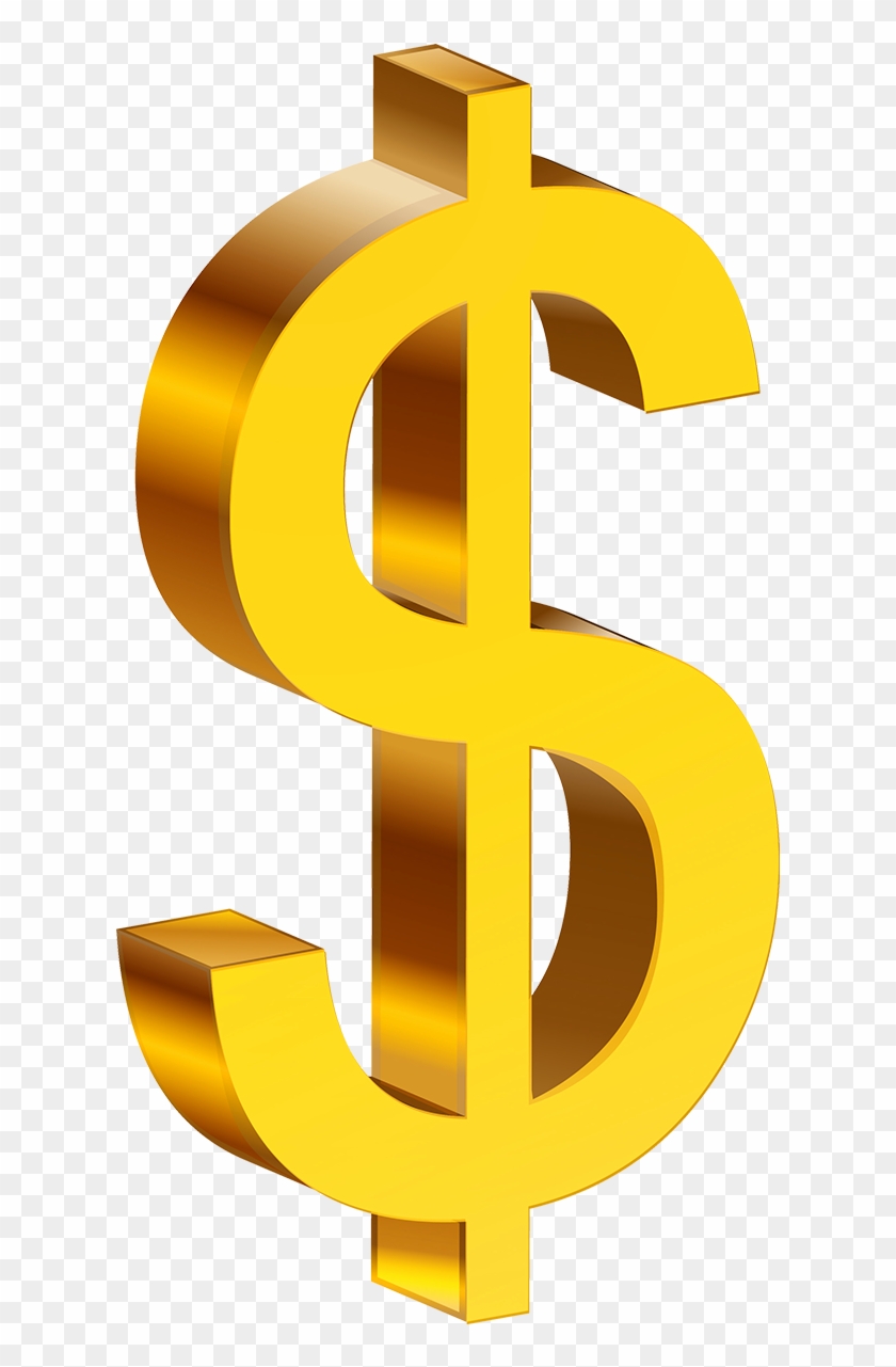 Transparent Gold Dollar Png Clipart - Clipart Money Transparent Background #131349