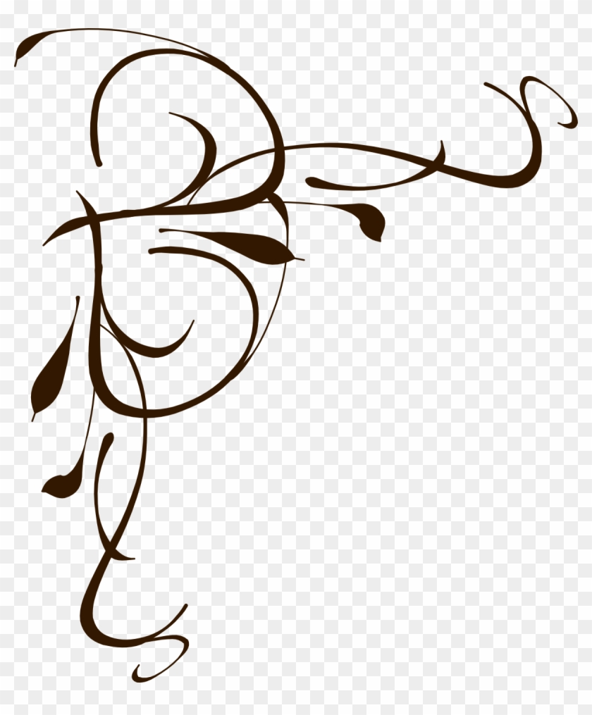 Corner Border Clipart - Microsoft Word Corner Border #131532