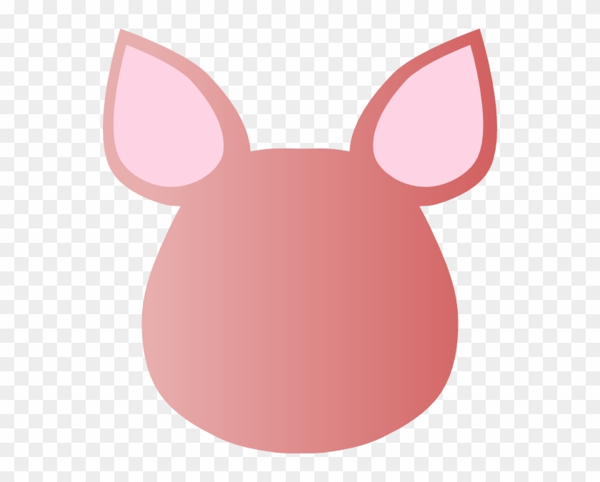 Totetude Blank Pig Face Clip Art At Vector Clip Art - Pig Face Clipart #132056