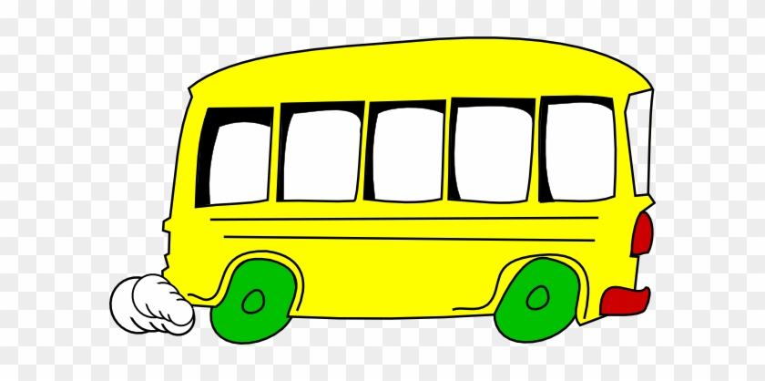 Bus Animated Clipart Cartoon Picture Of A Free Download - Yellow Bus Clipart #132131