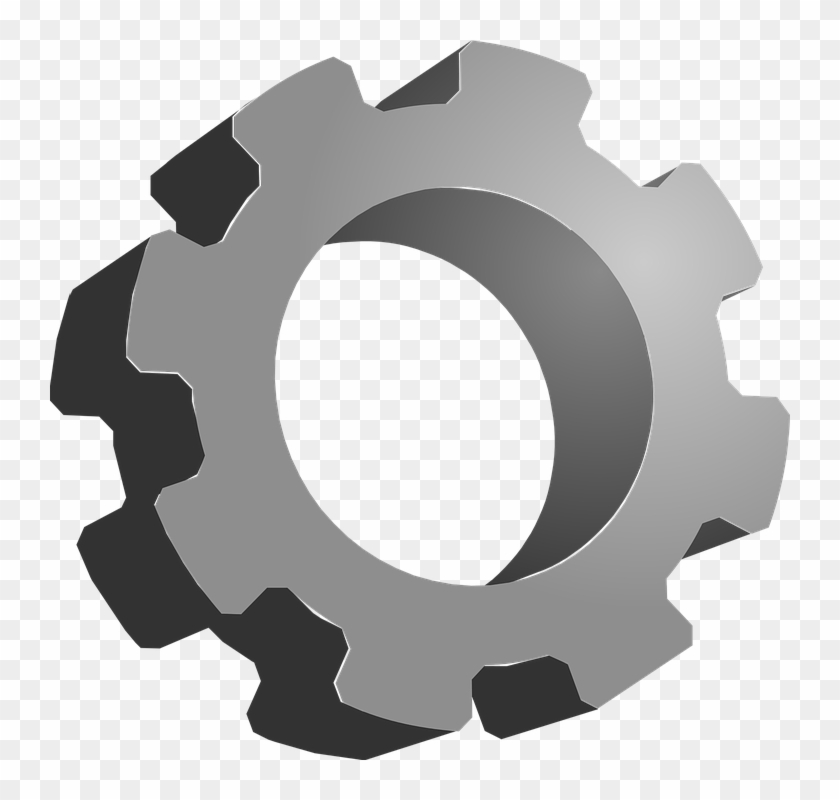 Gear Icon Mechanical Option Options Symbol - Gear 3d Icon #132476