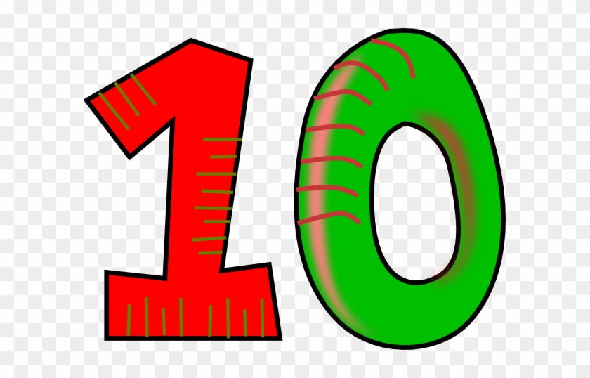 Ten Red Green Clip Art - Ten Pictures Clip Art #133365