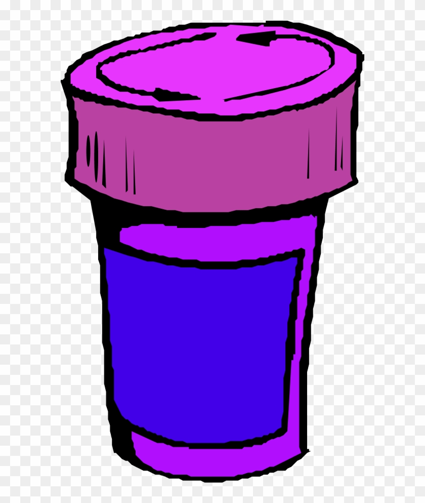 A Bottle For Pills - Pill Bottle Clip Art #133531