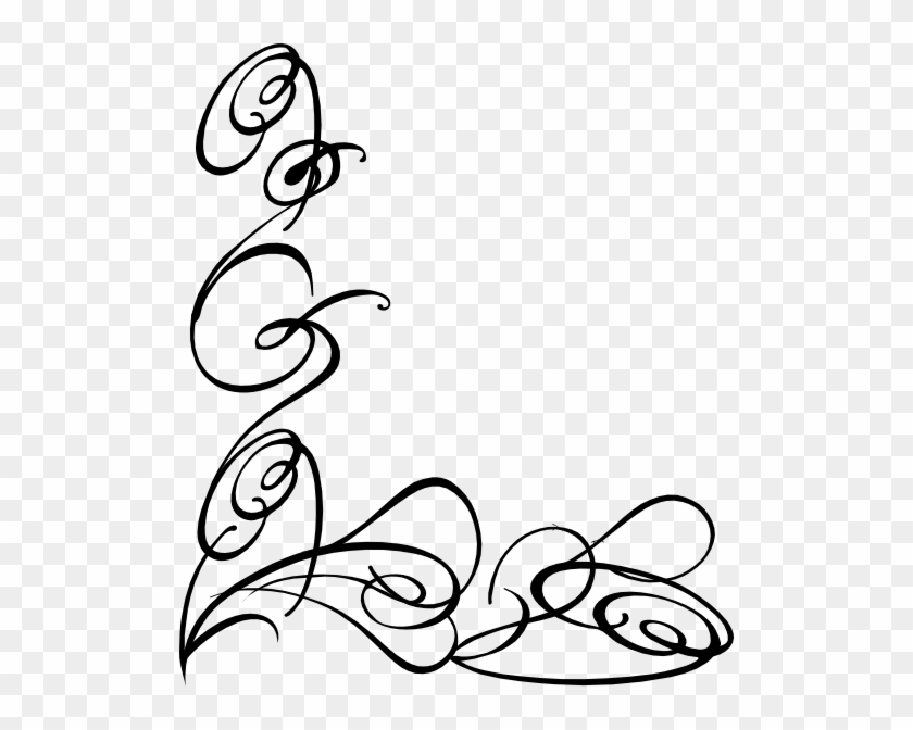 Decorative Swirl Clip Art - Page Borders In Word #134269