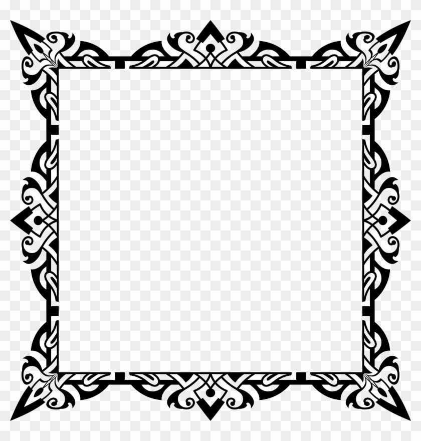Big Image - Vintage Abstract Borders Transparent #136397