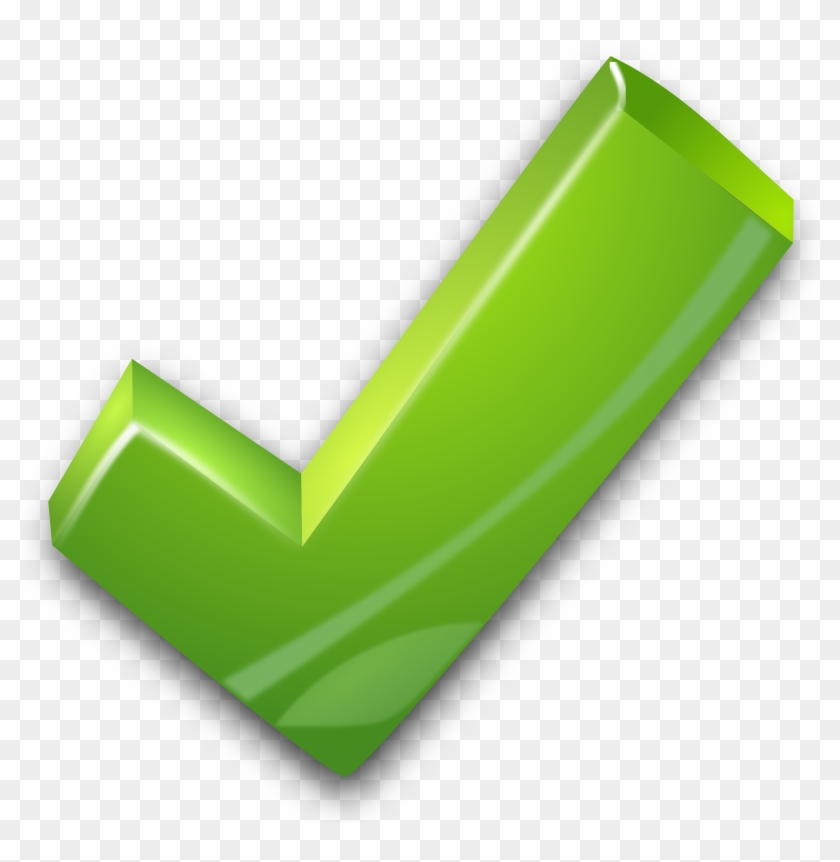 Clipart - Green Tick #136459