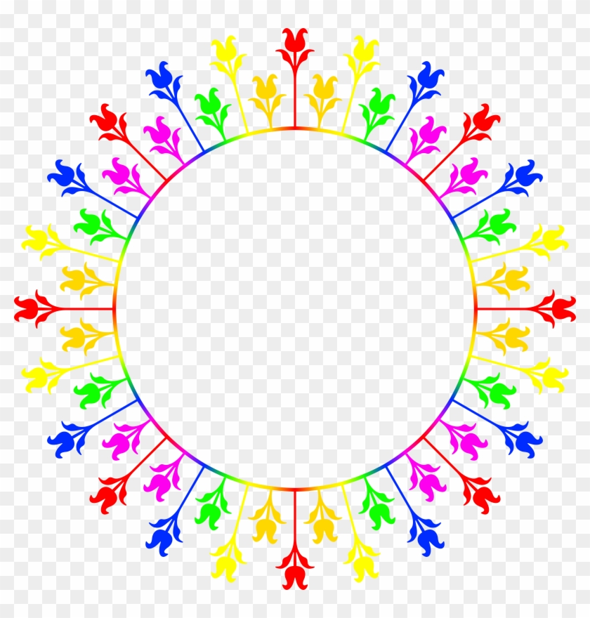 Big Image - Frame Png Circal Colour #136486