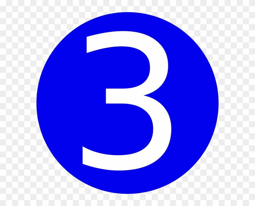 Number 3 In Blue #137838