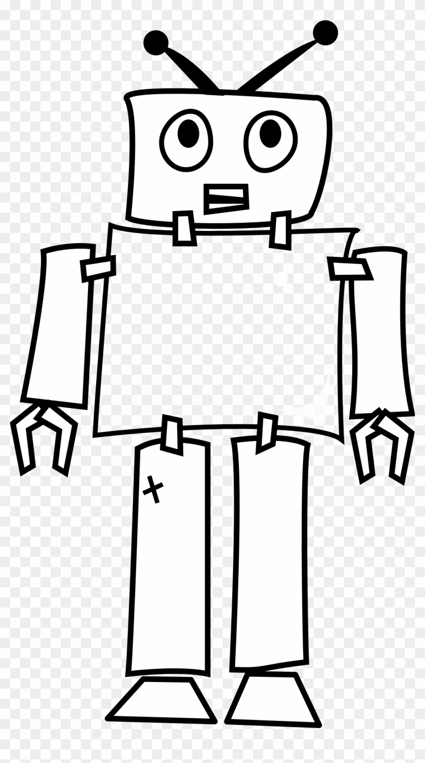 Robot Art Geometry 1969px 236 - Simple Drawing Of Robot #138069