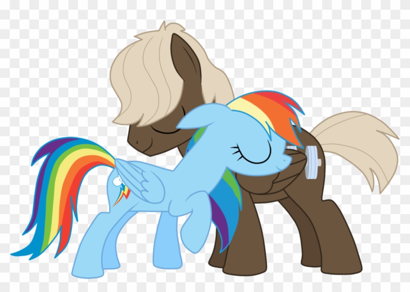 Dumbbell X Dash By Shadcream4eva Dumbbell X Dash By - Mlp Rainbow Dash X Dumbbell #726848
