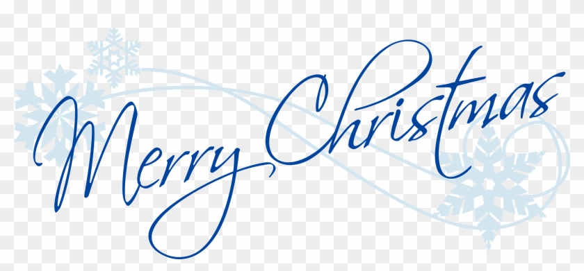 Items Similar To Gold Foil Typography Holiday Word - Merry Christmas 2017 Transparent Png #727036