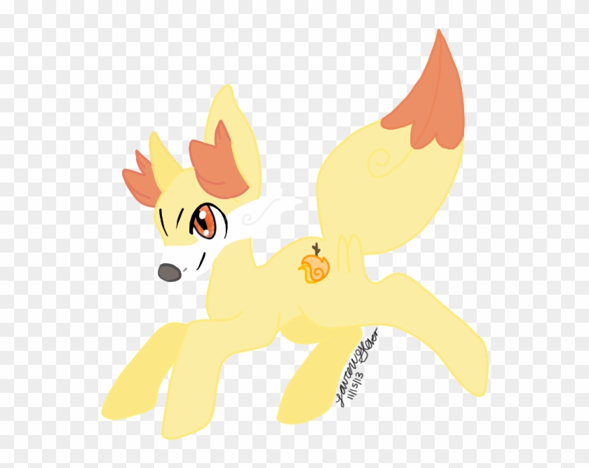 Fennekin Pony By Laurenblu - Cartoon #727678