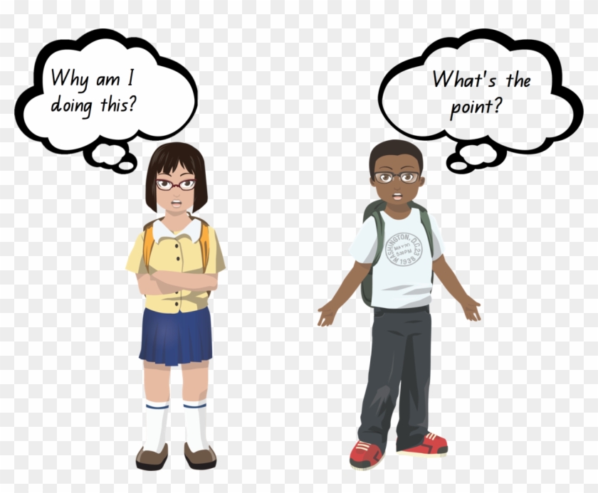 Philosophy Clipart Question - Children Asking #728335