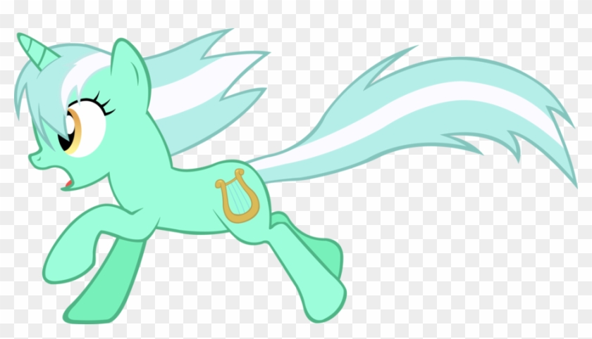Lyra Heartstrings Running By Artpwny - Mlp Lyra Running #728366