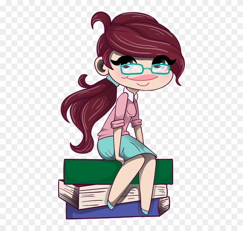 Cartoon Girl Whatsapp Dp - My Reading Journal: Blank Lined Journal - Small 6x9 #728775