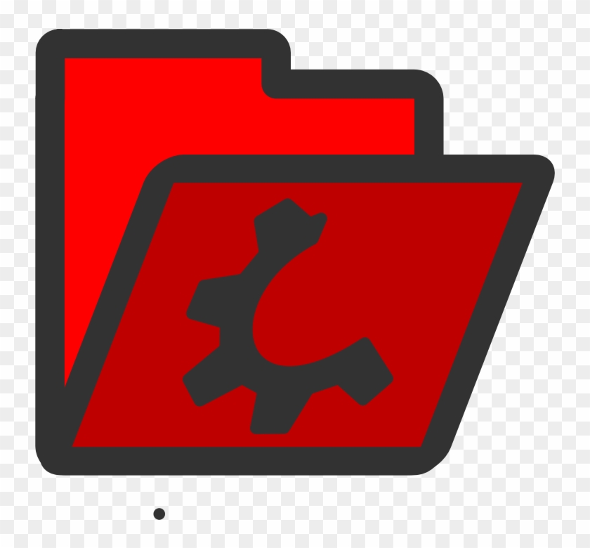 Red Folder Clipart #728789