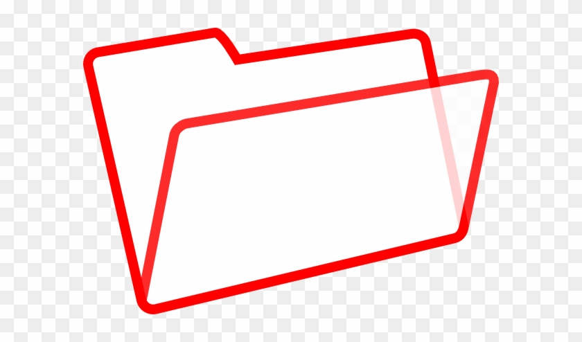 Red Folder Clipart #728805