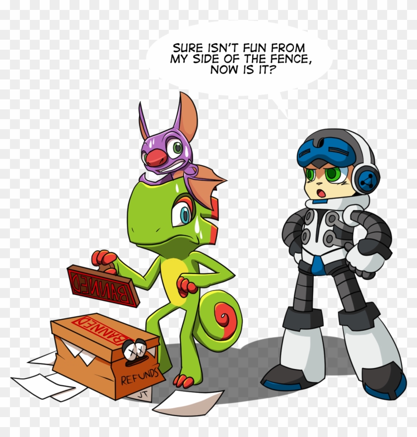 Sure Isn't Fun Fromm My Side Of The Fence, Now Is It - Dr Quack Yooka Laylee #729105