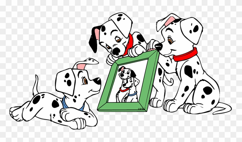 101 Dalmatians Puppies Clip Art - 101 Dalmatians #729345