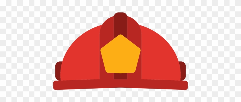 Firefighter Hat Vector Transparent Png - Chaéou Bombeiro Desenho Png #729687