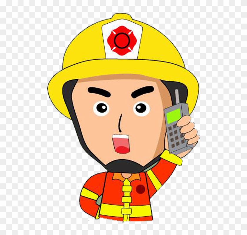 Firefighter Firefighting Cartoon - Firefighter Firefighting Cartoon #730067