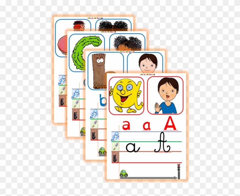 Affichage De L'alphabet -nouvelle Version - Affiche Alpha Borel Maisonny #730702