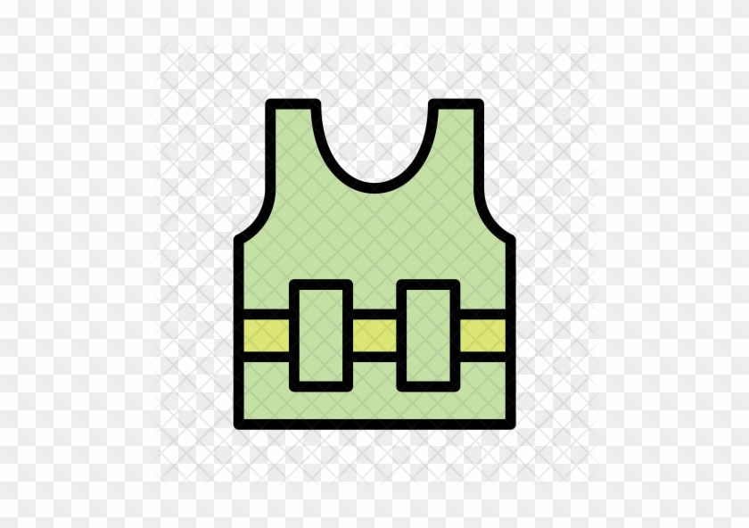 Bullet Proof Jacket Icon - Vest #730943