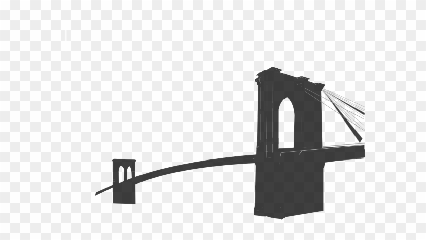 Brooklyn Bridge Black Clip Art At Clker - Brooklyn Bridge Free Vector #730948