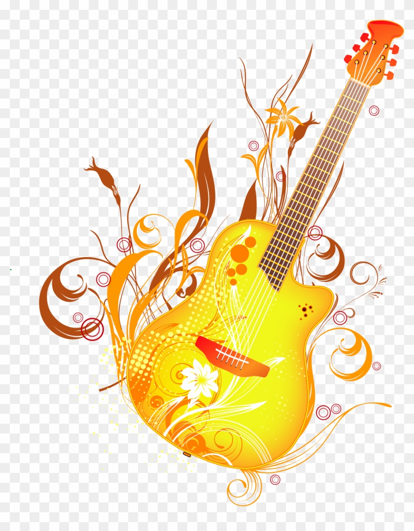 Guitar Graphic Design Illustration - Guitar Graphic Design Illustration #732004