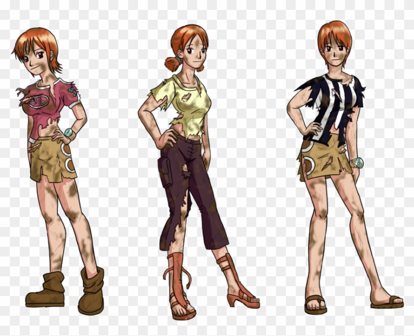 Tattered Clothing Nami By Mattwilson83 - Manga #731825