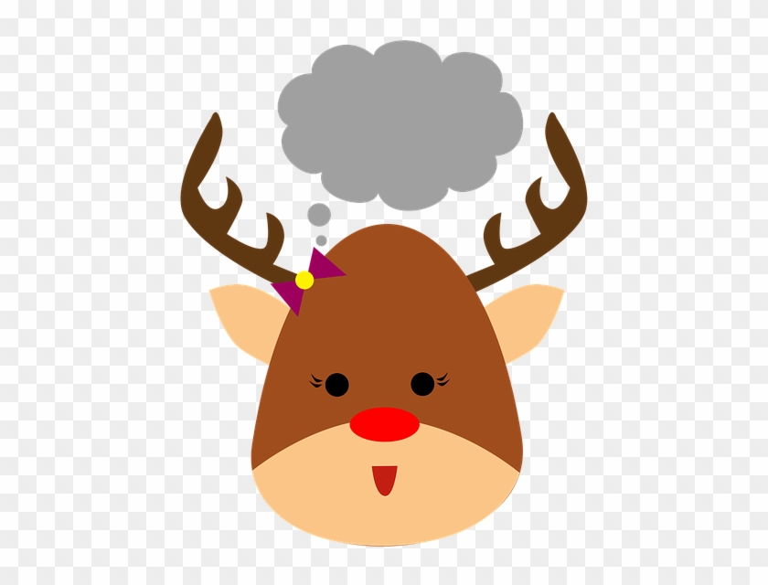 Cute Cartoon Reindeer - กวาง การ์ตูน น่า รัก #731964